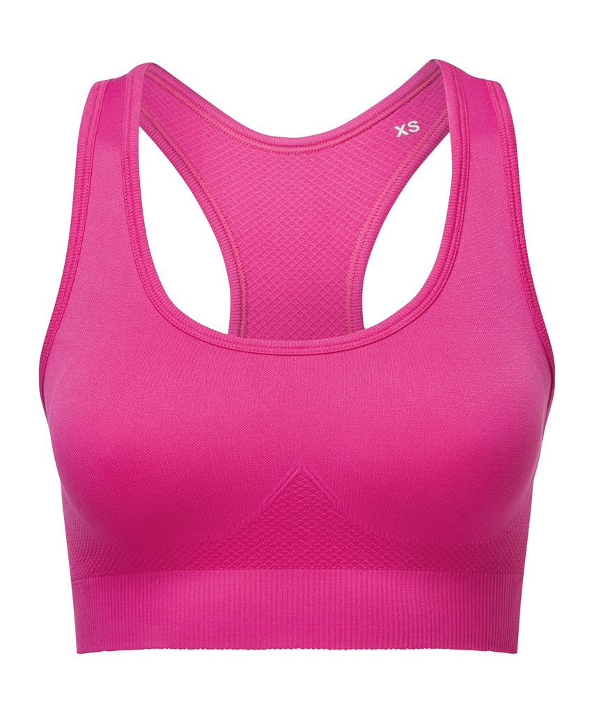 TriDri® seamless '3D fit' multi-sport sculpt solid colour bra