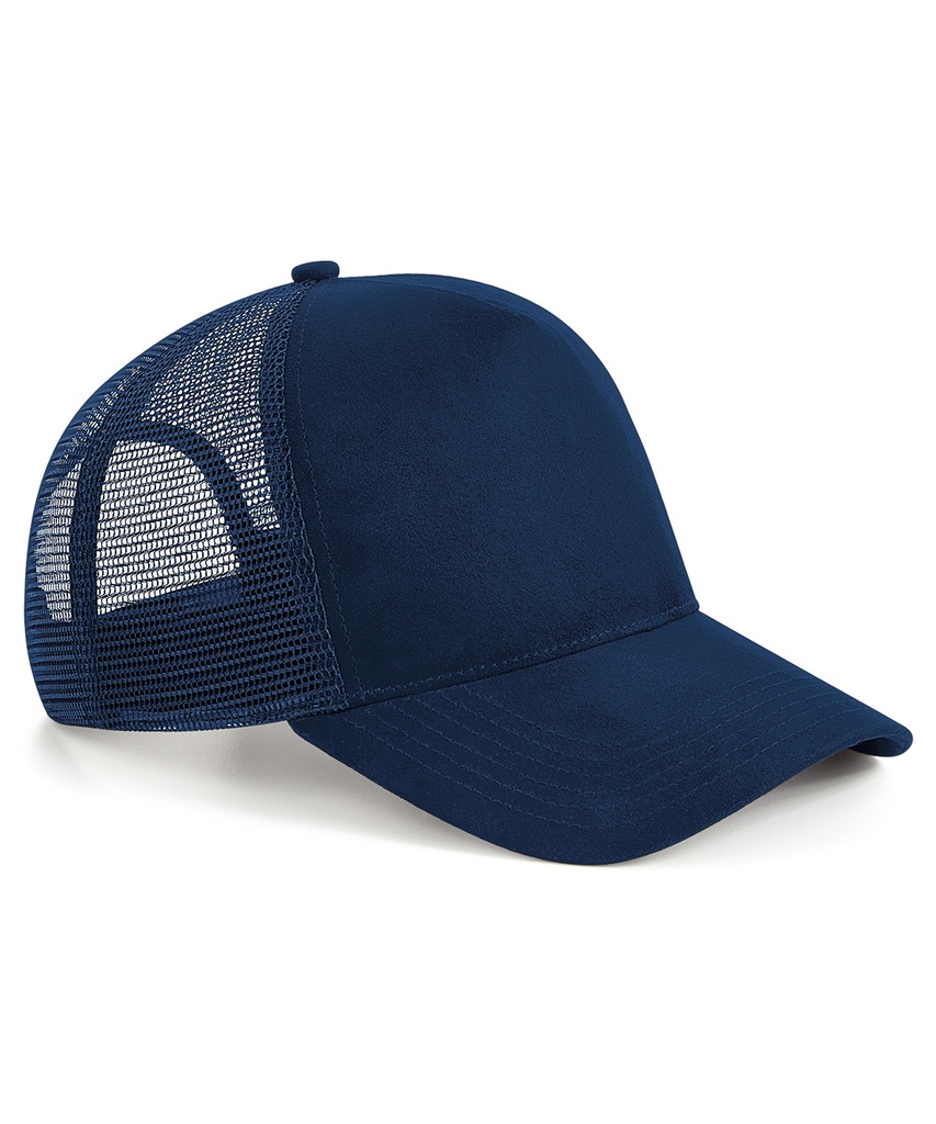 Suede snapback trucker BC643