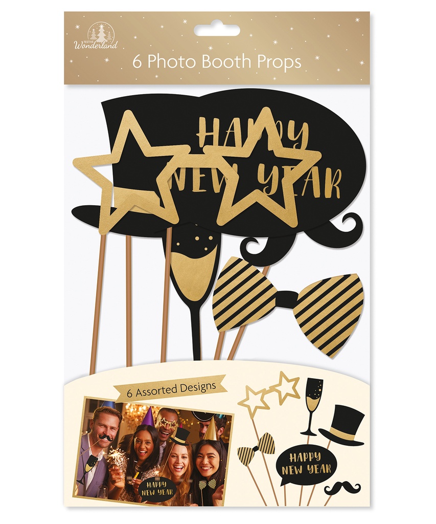 6 New Year photo props