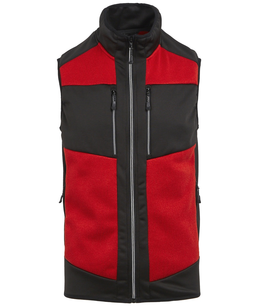 E-Volve unisex knit-effect stretch bodywarmer