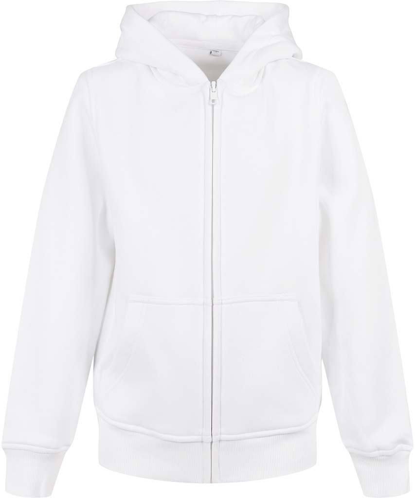 Organic kids basic zip hoodie
