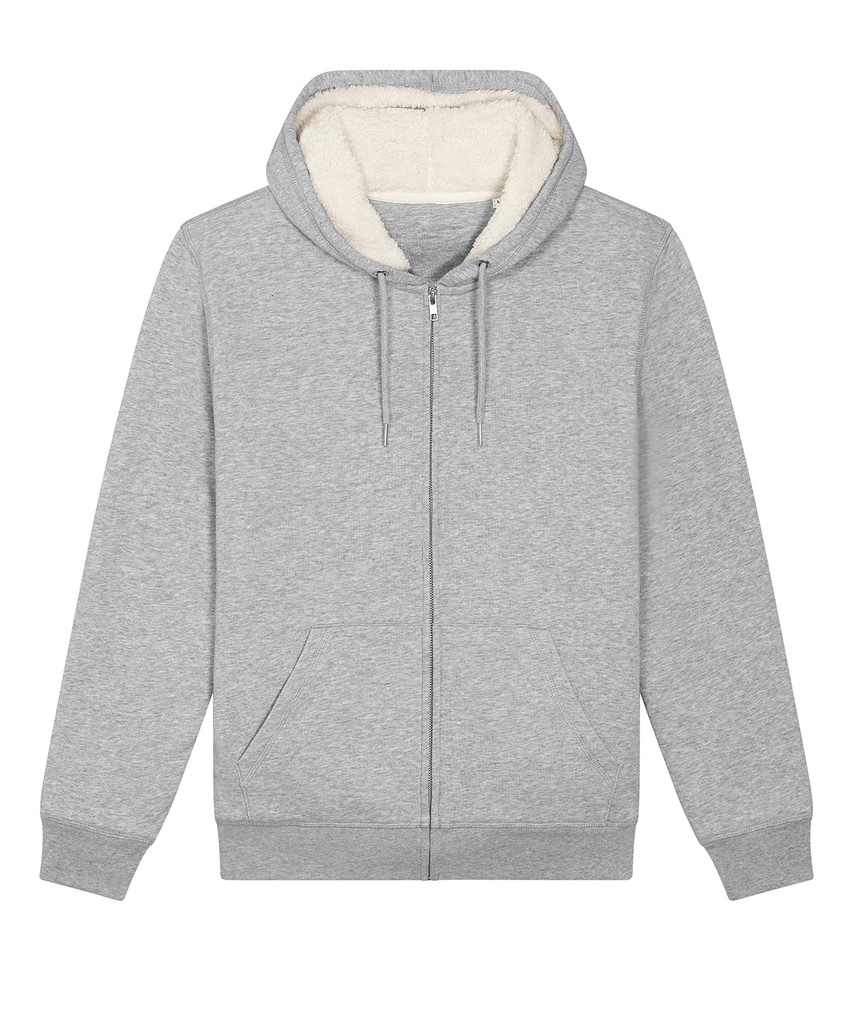 Unisex Hygger sherpa zip-through sweatshirt (STSU956)