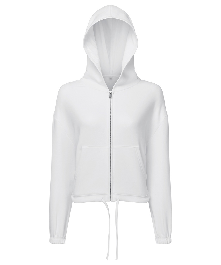 Women's TriDri® recycled drawstring full-zip hoodie