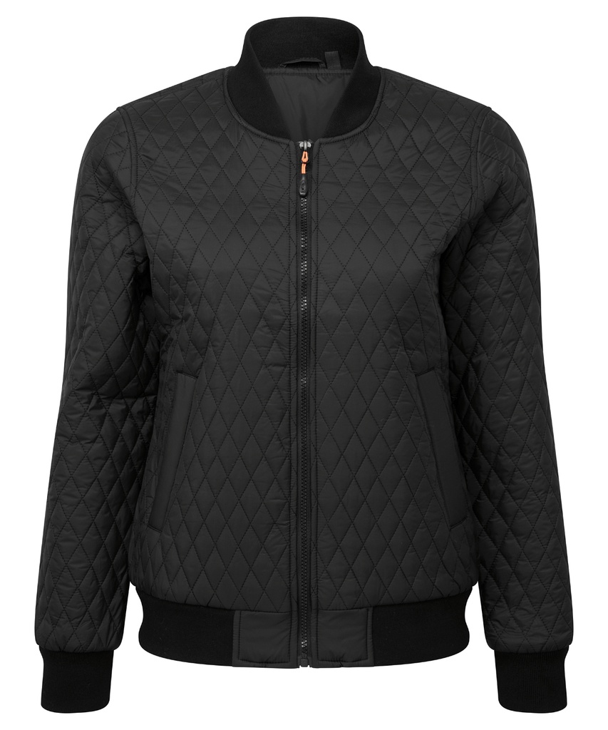 Women's quilted flight jacket
