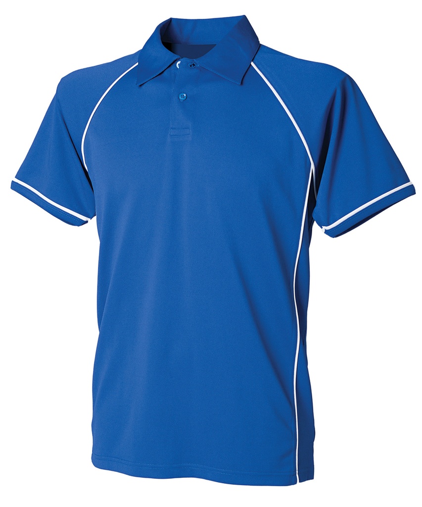 Piped performance polo