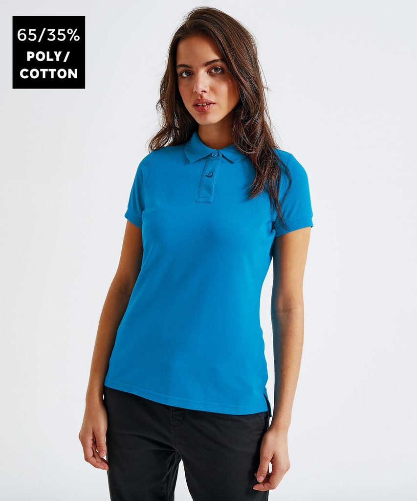 Women's polycotton blend polo