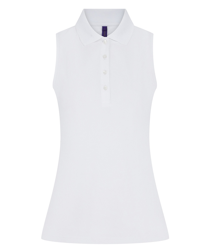 Women’s sleeveless Coolplus® polo shirt