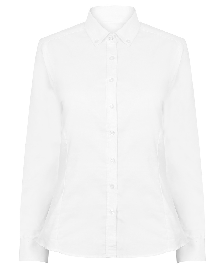 Women's modern long sleeve Oxford shirt