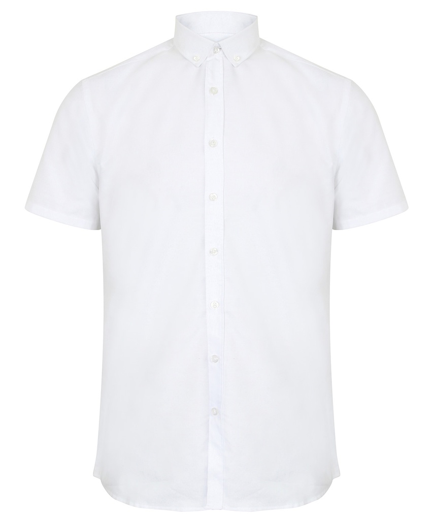 Modern short sleeve Oxford shirt