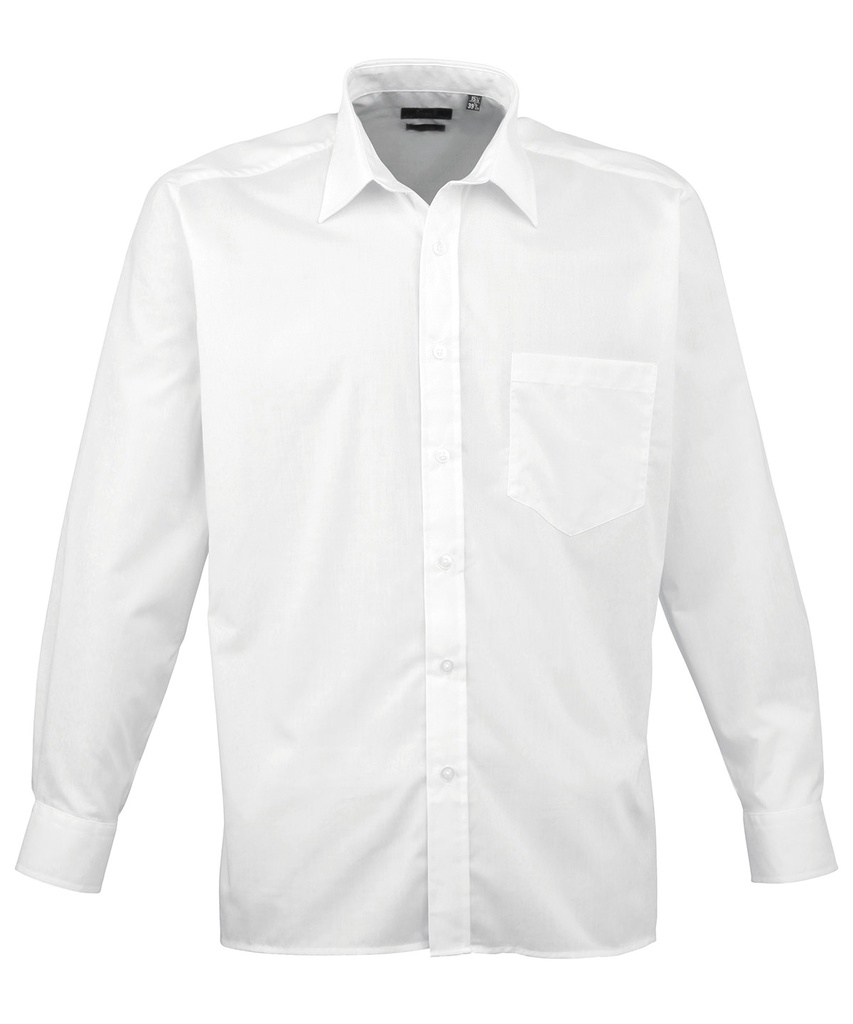 Long sleeve poplin shirt