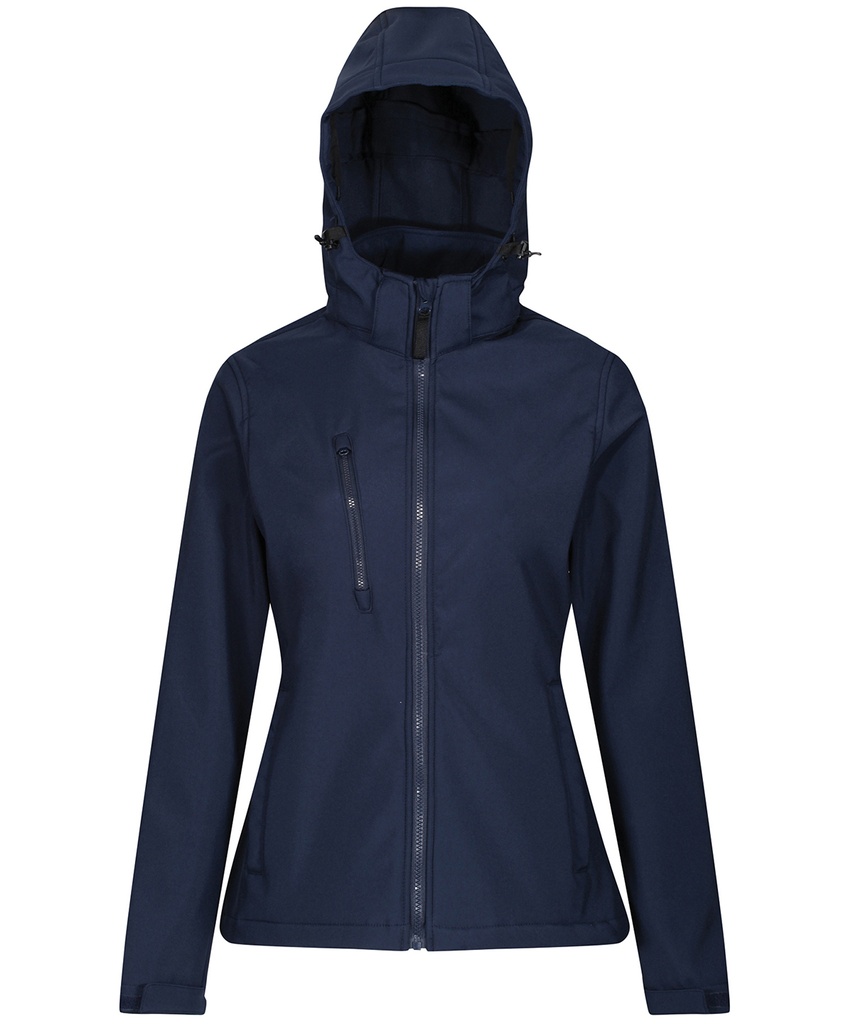 Women's venturer 3-layer hooded softshell jacket