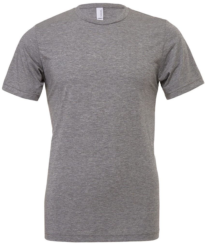 Unisex triblend crew neck t-shirt