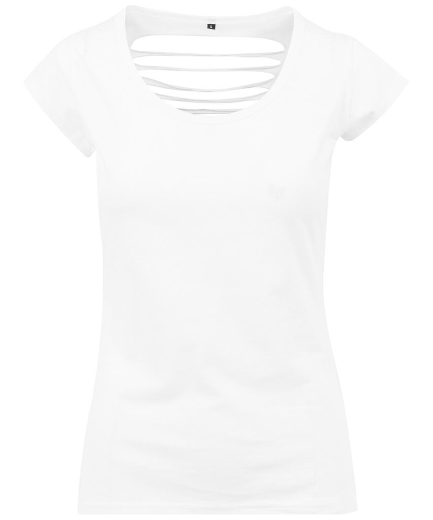 Women's back cut tee