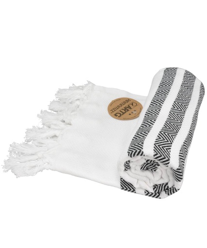 [AR053WHBK] White/Black (ARTG® Hamamzz® dalaman towel) 