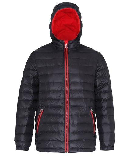 [TS016BKRDXS] Padded jacket TS016 (Black/Red, XS)
