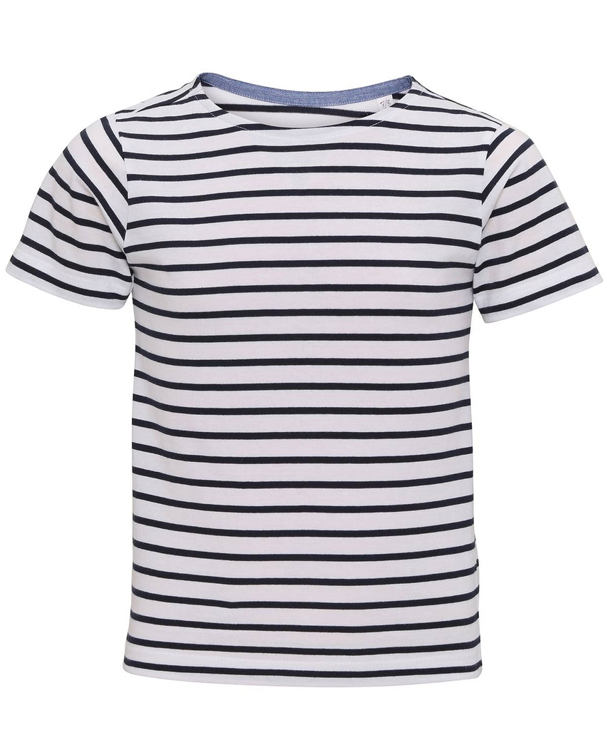 Kids Mariniére coastal short sleeve tee