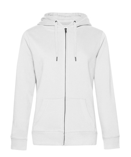 [B012FWHITXS] B&C Queen zipped hooded (White, XS)