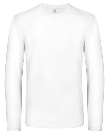[BA221WHITS] B&C #E190 long sleeve (White, S)