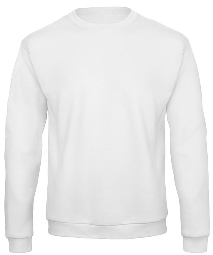 [BA409WHITXS] B&C ID.202 50/50 sweatshirt (White, XS)