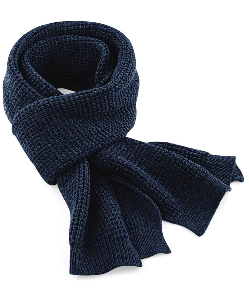 Classic waffle knit scarf BC424