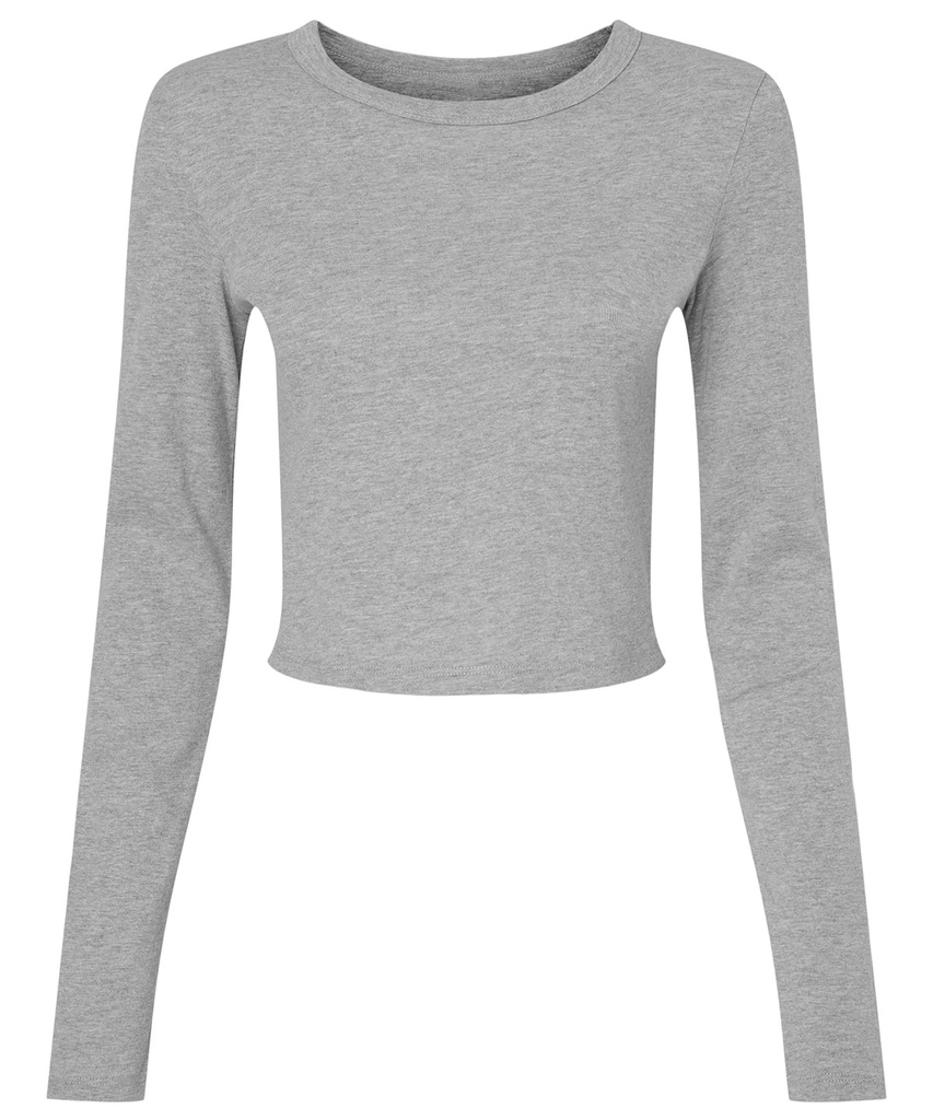 Women's micro rib long sleeve baby t-shirt