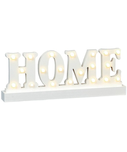 [CS322HOME] Wooden lit sign (Home)