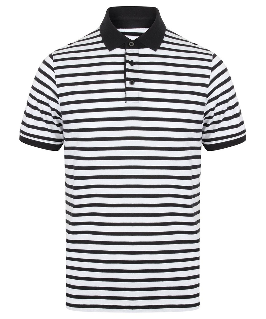 Striped Jersey polo shirt