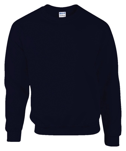 [GD052NAVYS] DryBlend® adult crew neck sweatshirt (Navy, S)