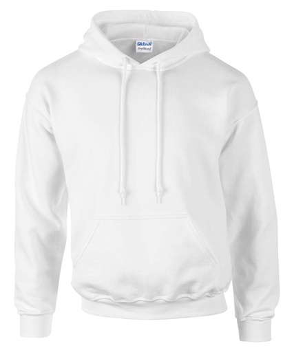 [GD054WHITS] DryBlend® adult hooded sweatshirt (White, S)