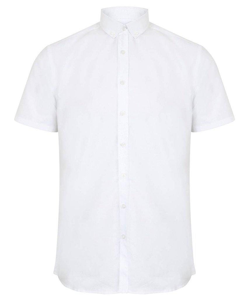 Modern short sleeve Oxford shirt