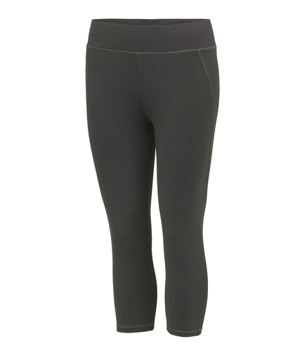 [JC086CHARXS] Women's cool capri (Charcoal, XS)