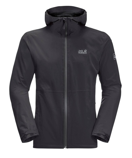 [JW201BLACS] Packable waterproof jacket (NL) (Black, S)