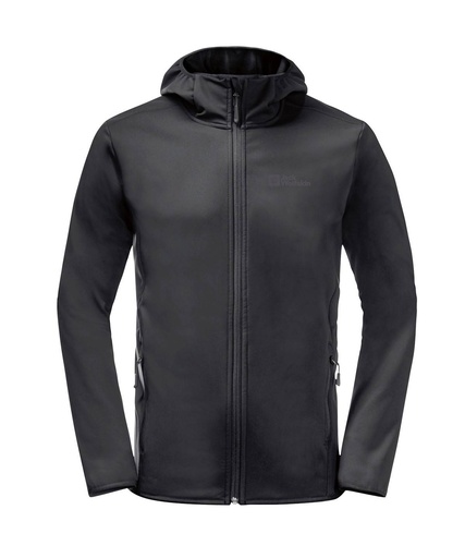 [JW207BLACS] Hooded softshell jacket (NL) JW207 (Black, S)