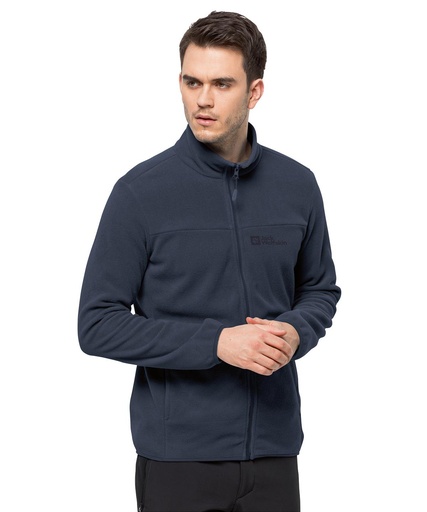 [JW213BLACS] Full zip mid-weight fleece  (NL) (Black, S)