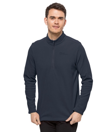 [JW214BLACS] Half-zip fleece (NL) (Black, S)