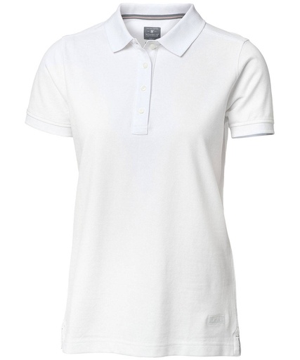 [NB37FWHITXS] Women's Yale – the luxurious classic polo (White, XS)