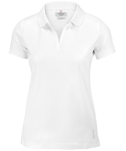 [NB86FWHITXS] Women's Clearwater – quick-dry performance polo (White, XS)