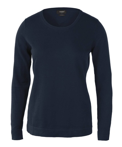 [NB94FNAVYXS] Women's Brighton – elegant round neck (Navy, XS)