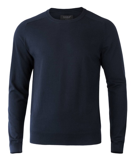 [NB94MNAVYS] Brighton - elegant round neck (Navy, S)
