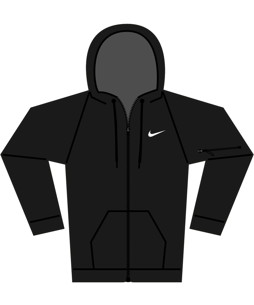 Nike men's full-zip fitness hoodie