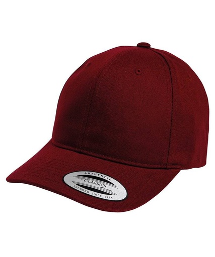 [NS010BURG] LA baseball cap (with adjustable strap) (Burgundy)