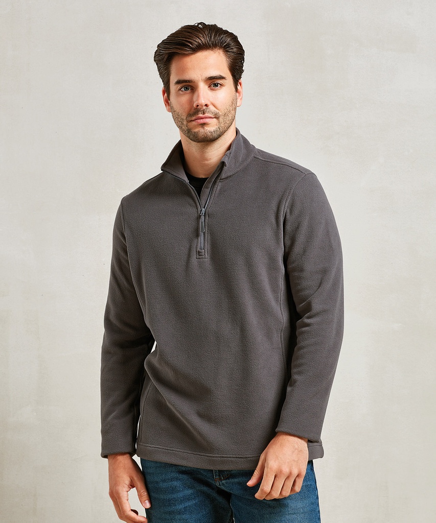 Unisex 'Recyclight' 1/4 zip microfleece