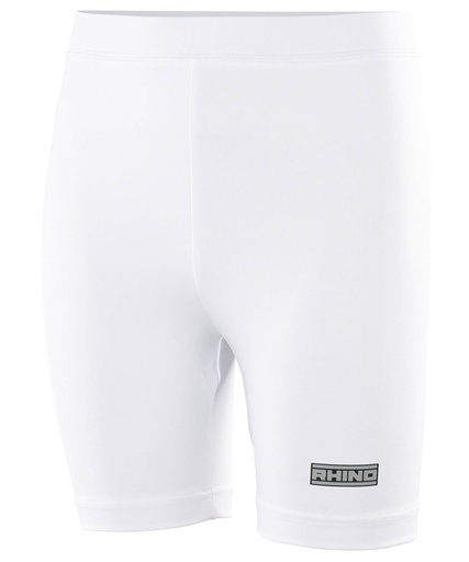 [RH10BWHIT56] Rhino baselayer shorts - juniors (White, 5/6 Years)