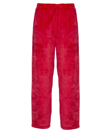 [RI006REDDSM] The Ribbon luxury Eskimo-style fleece pants (Red, S/M)