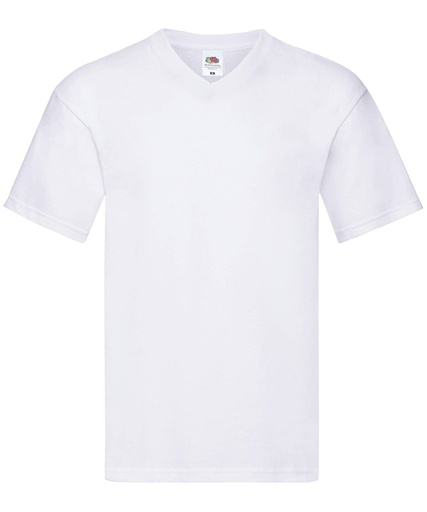 [SS068WHITS] Original v-neck T SS068 (White, S)