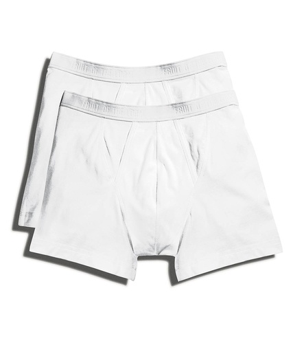 [SS701WHITS] Classic boxer 2-pack (S)
