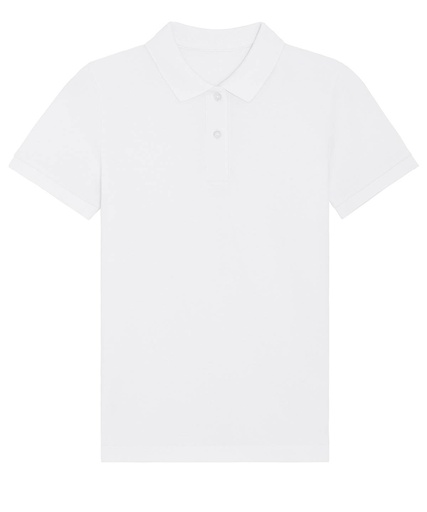 [SX131WHITXS] Stella Elliser women's fitted piqué short sleeve polo  (STPW333) (White, XS)