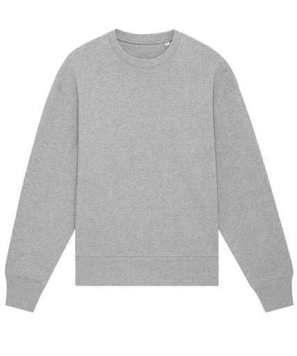[SX135HGREXS] Radder Heavy unisex crewneck sweatshirt (STSU866) (Heather Grey, XS)