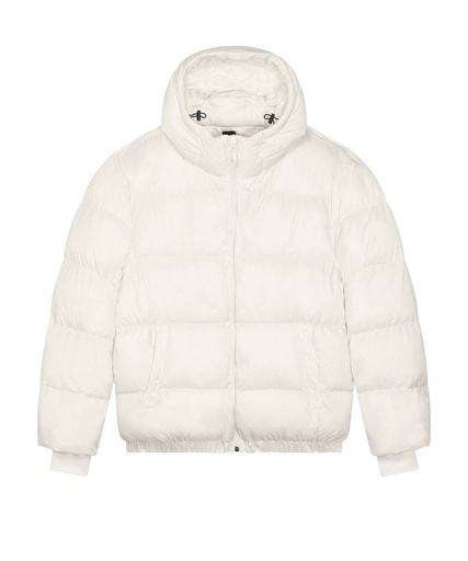 [SX203OWHIXS] Unisex Puffer oversized jacket (STJU840) (Off White, XS)