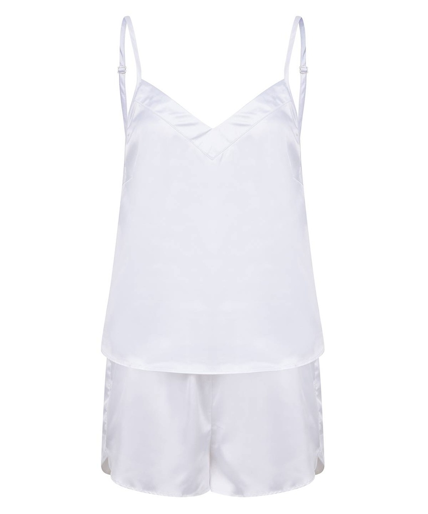 Women's satin cami short pyjamas
